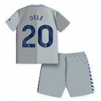 Camiseta Everton Dele Alli #20 Tercera Equipación Replica 2023-24 para niños mangas cortas (+ Pantalones cortos)